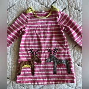 Baby Boden Reindeer Dress